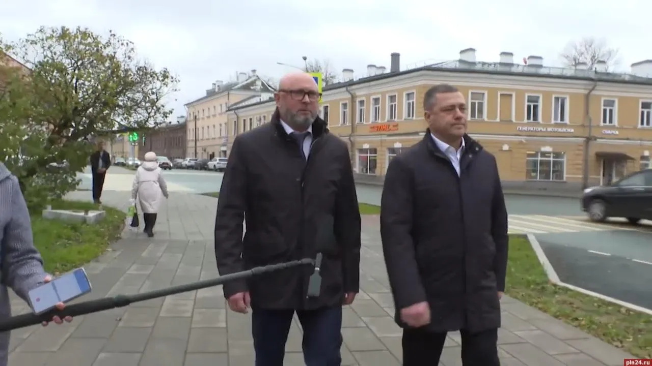Ремонт улицы Советской в Пскове завершили за 132 млн рублей